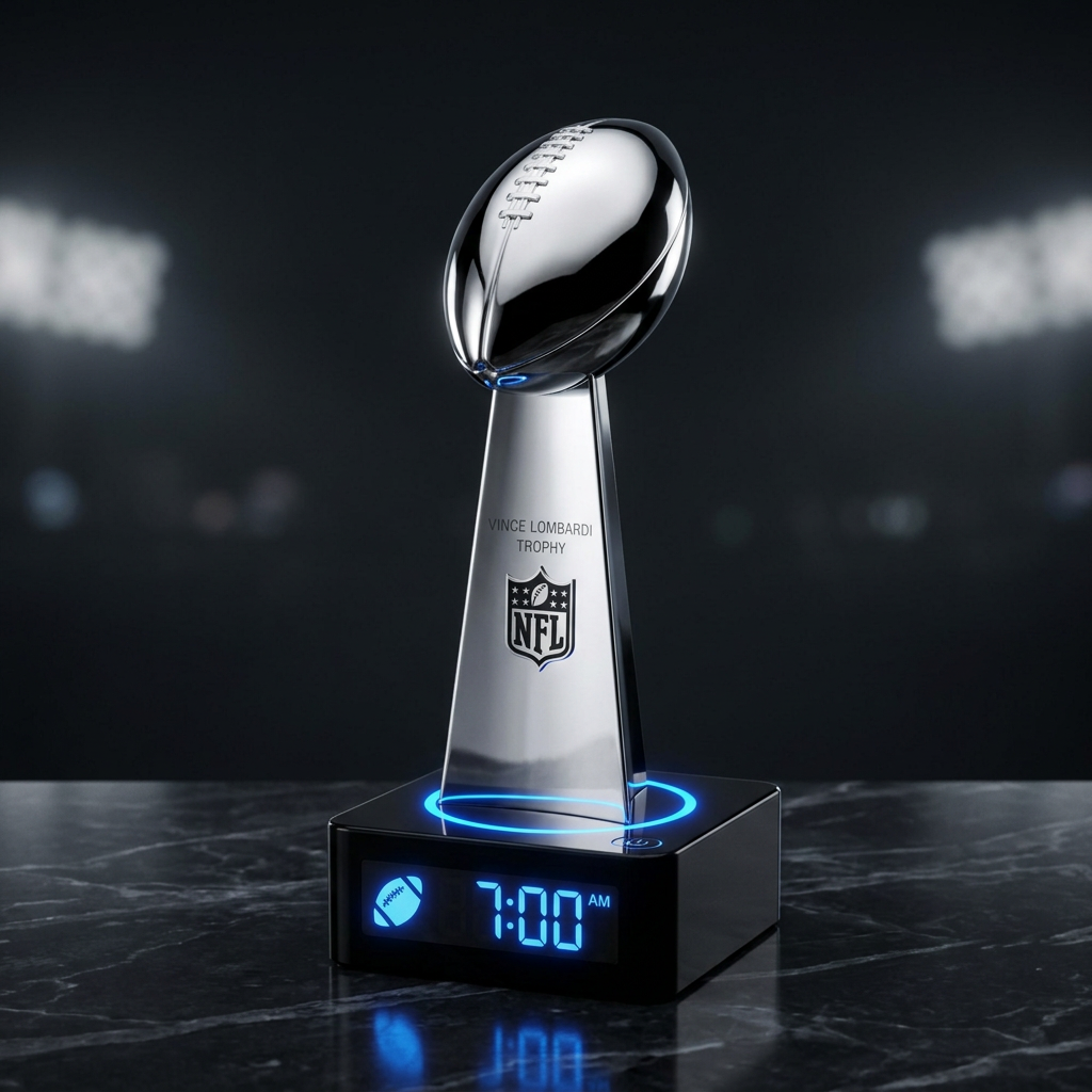 NFL Trophy Alarm Clock – Pre-Order