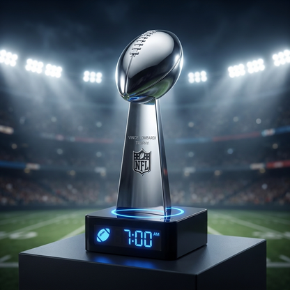 NFL Trophy Alarm Clock – Pre-Order